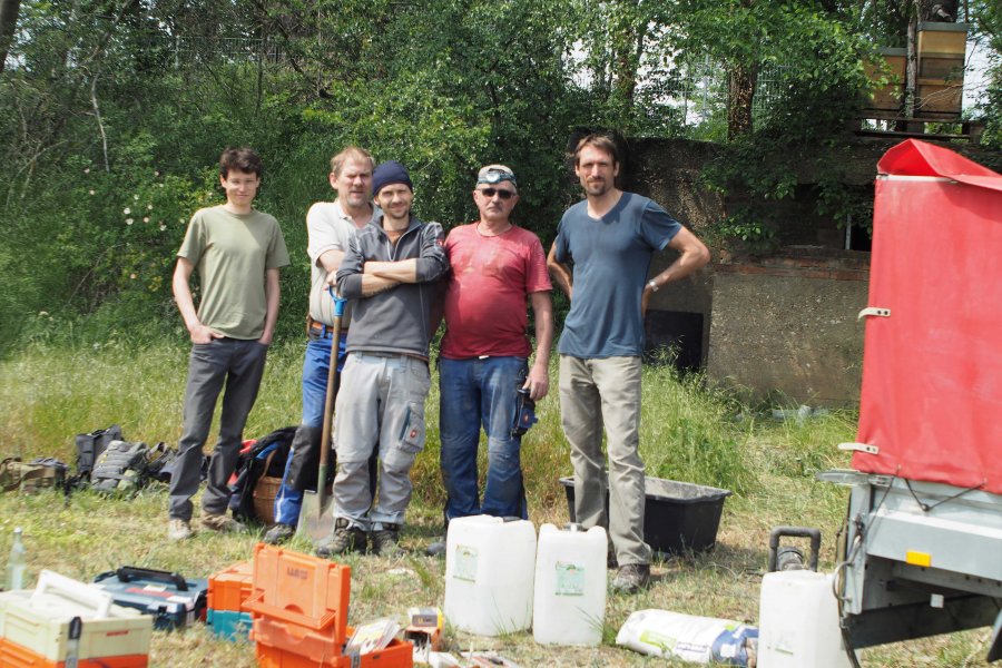 Arbeitseinsatz Winterquartier Leipzig