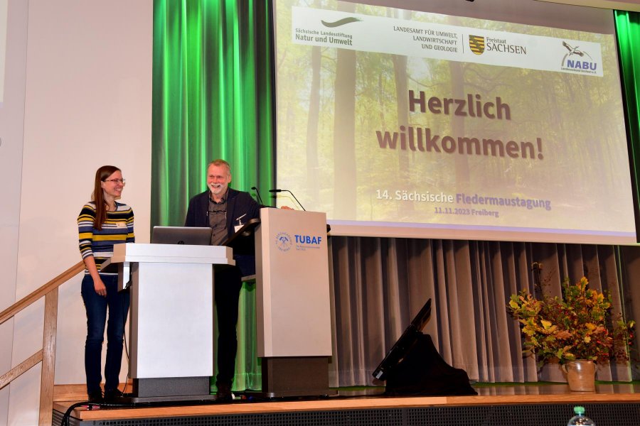 Sarah Roßner und Ulrich Zöphel 14. Fledermaustagung